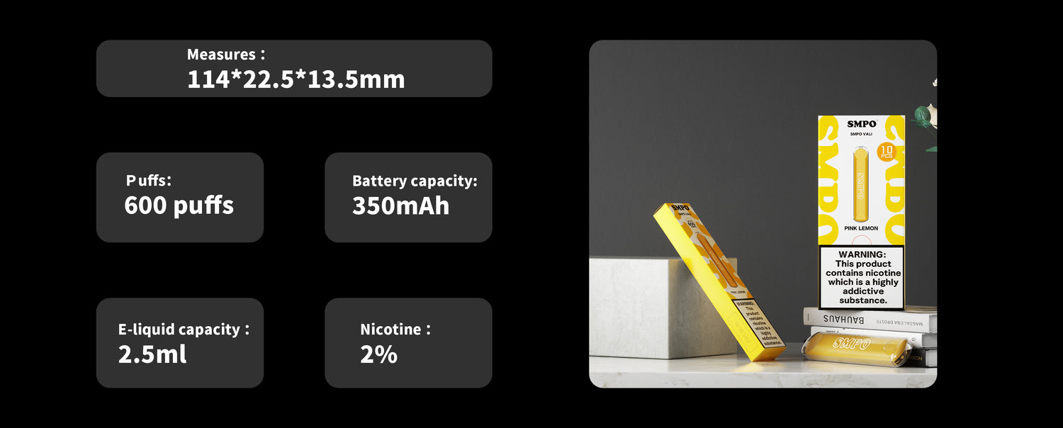 Flavored disposable vapes